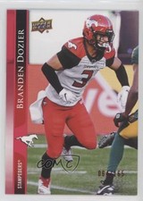 2021 Upper Deck CFL Red 64/165 Branden Dozier #102 o1h