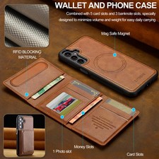 Detachable Wallet Case for Samsung Galaxy A16 5G/A36 5G/A56 5G Magnetic Cover