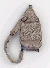 LUG Classic Sling Bag Hovercraft Taupe/Cafe Au Lait NWOT 