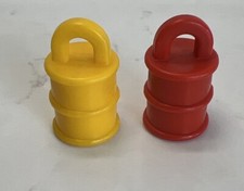 Lakeside Tubtown Harbor Village Playset 1982 Yellow Orange Barrel Drum Piece
