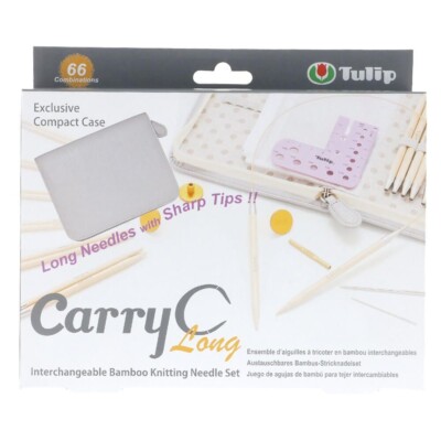 Tulip CarryC Long Bambus Stricknadel Complete-Set TCC-10