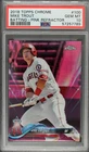 Mike Trout Refractor 2018 Topps Chrome Pink Batting #100 LA HOF Angels PSA 10