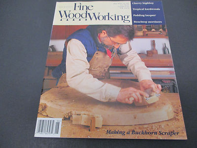 Taunton's Fine Woodworking Magazine Jun 1996 no118 Making Buckhorn Scraper L1042