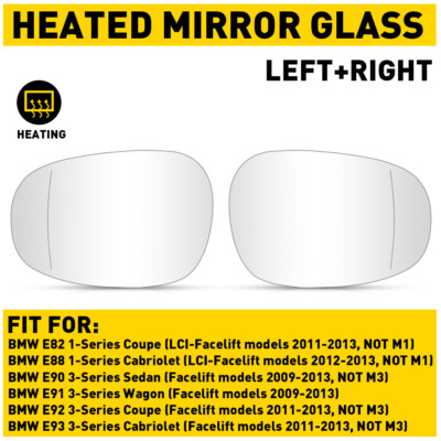 TTCR-II Adjustable Heated Rearview Mirror Glass Plate Compatible - Foto 10