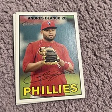 2016 Topps Heritage #377 Andres Blanco Philadelphia Phillies