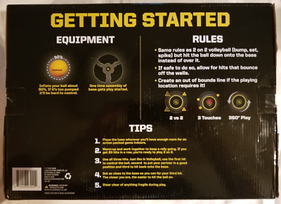 NIB 🏐 Spikeball Mini A Tabletop Game Ball, Base And Pump 🏐 | eBay