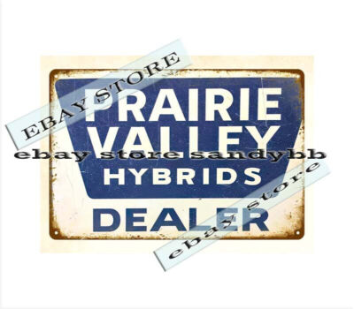 Prairie Valley Hybrids dearl farmhouse metal tin sign home accents store
