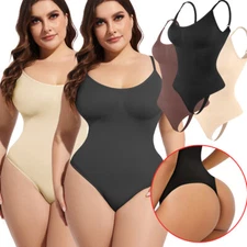 Plus Size Women's Bodysuit Shapewear Slimming Tummy Control Full Body Shaper Top