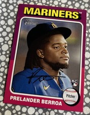 2024 Topps Heritage - Rookies #424 Prelander Berroa (RC)