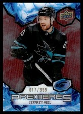 2021-22 Upper Deck Ice Premieres 017/399 Jeffrey Viel  San Jose Sharks #172