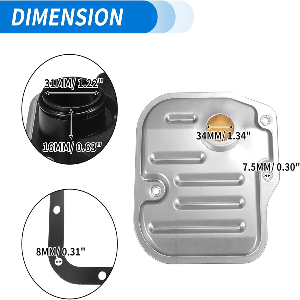 Automatic Transmission Filter Kit for Pontiac Vibe Scion xA xB xD Toyota Corolla - Image 3 of 4