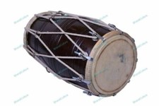 Professional Dholak With Rope For Orchestra With Case Cover