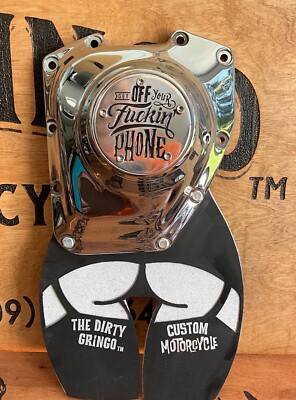 Get off your fuckin phone 5 Hole Timing Cover Harley Davidson Twin Cam 2000-2017