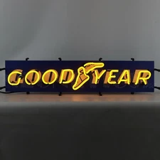 GOODYEAR JUNIOR NEON SIGN  5SMLGY  Sign by Neonetics