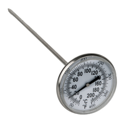 KS TOOLS Thermometer, 0-200°C/0-400°F, L =210mm 