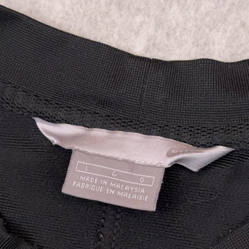 Vintage Y2K Nike Silver Tag Performance Sweatshirt Men's Large Black Crew Neck - Picture 2 of 6