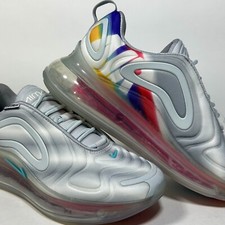 Nike Air Max 720 W Airbrush Wolf Grey Red White Teal 2019 AR9293-011 Womens sz 6