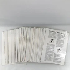 1990s Lot of 100 Playboy Centerfolds Only For Man Cave Garage Bar Scrapbooking