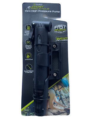 #ad ADURO SPORT BICYCLE HIGH PRESSURE FRAME PUMP $13.99