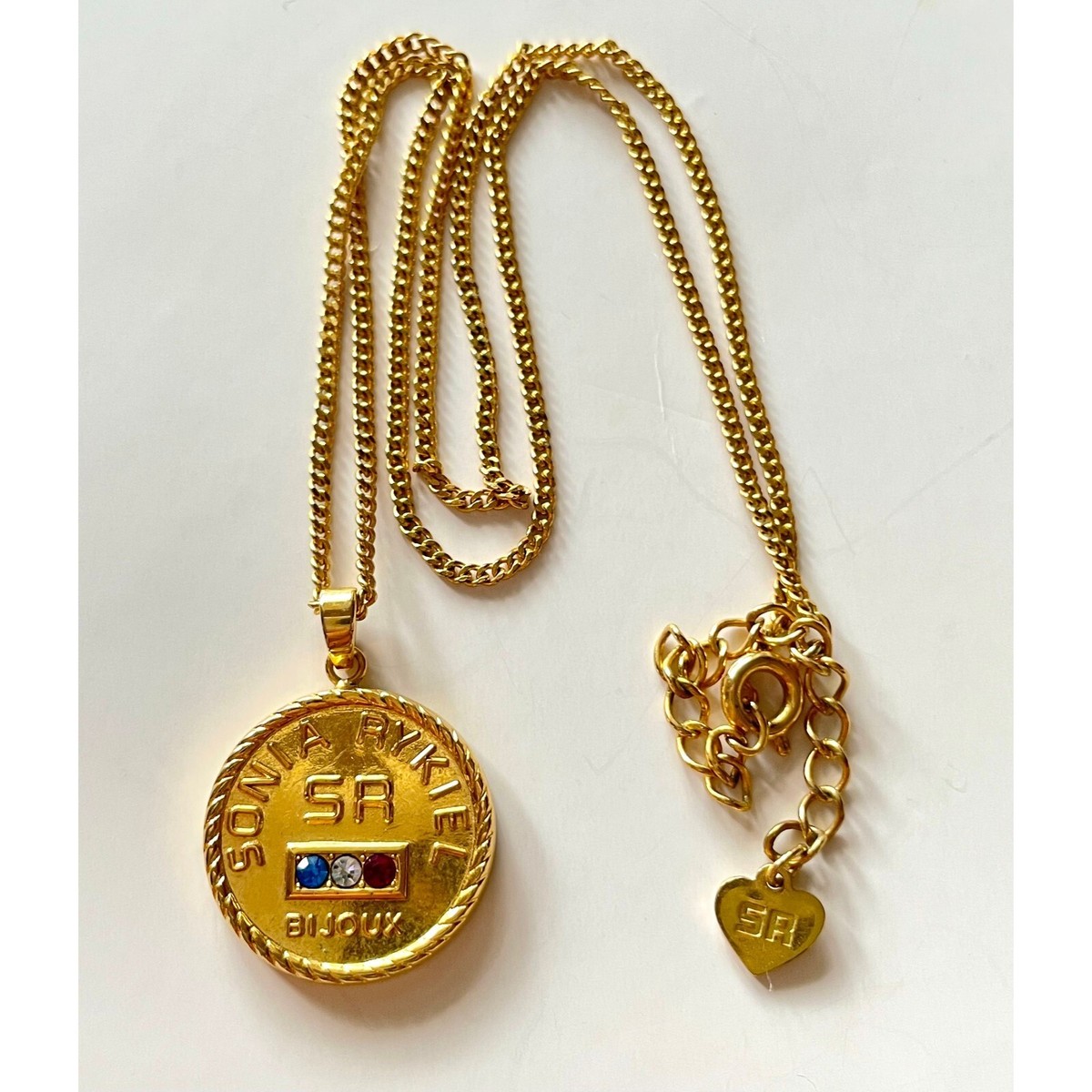 アクセサリー VINTAGE SONIA RYKIEL GOLD CHAIN NECKLASS s-l400.jpg