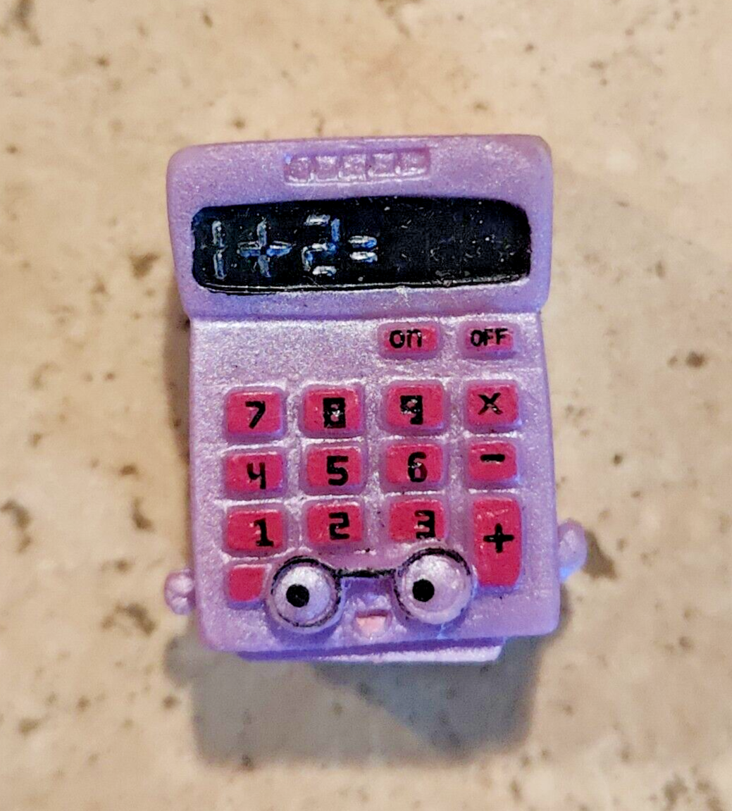 Discover the Shopkins Purple Kelly Calculator with Pearl Finish in Team #3-126