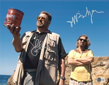 The Big Lebowski John Goodman Jeff Bridges Signed Autograph 11x14 Photo Beckett