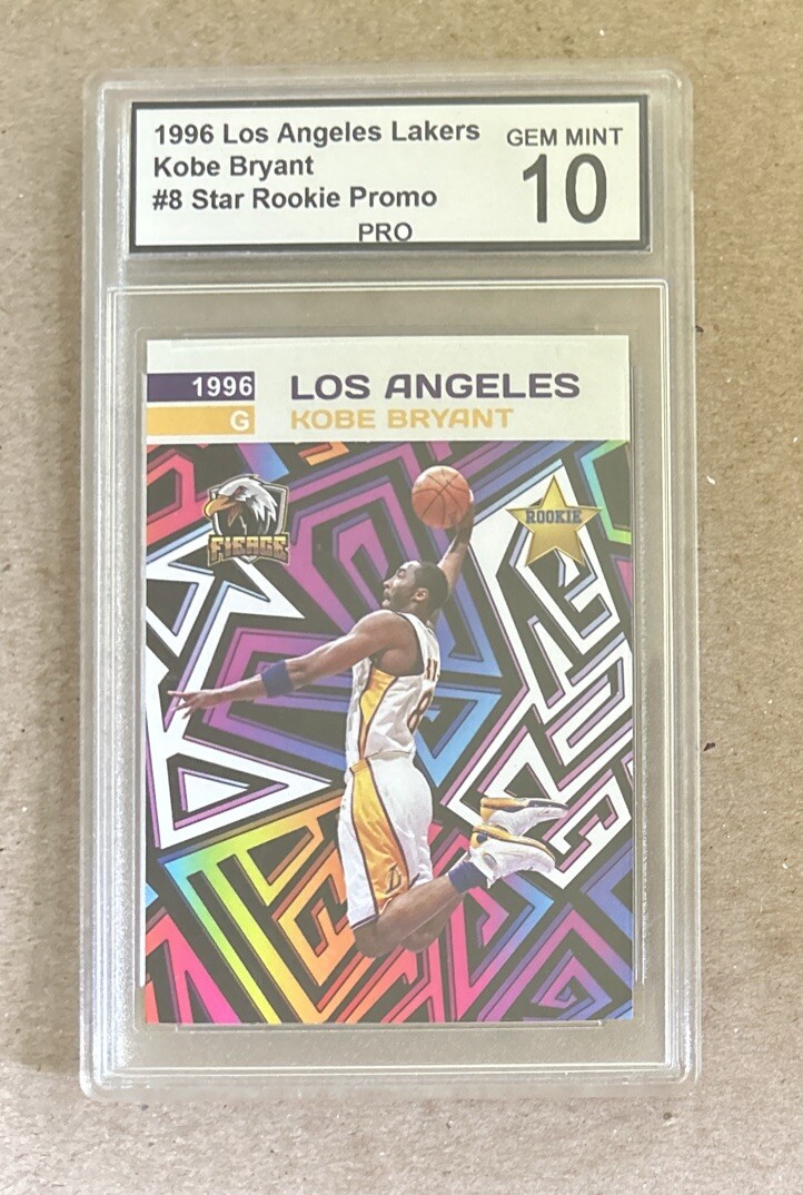 Rare 1996 Fierce Kobe Bryant Los Angeles Lakers Promo Rookie