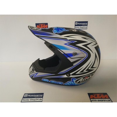 Airoh Runner Flower Azzurro Base MX Moto Cross Enduro Offroad Downhill