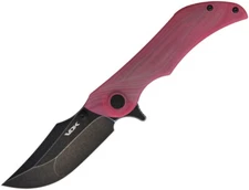 New VDK Knives Talisman Linerlock Red Jade VDK026 RED JADE TALISMAN FLIPP