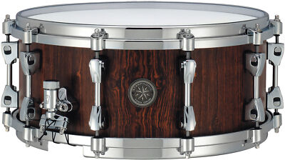 Tama PBC146-MNC Starphonic 14'' x 6'' Bubinga Snare Drum Grooved Hoop Linear-Drive