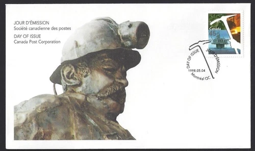 🍁Canada    #1721     "Oil Rig"      Brand New 1998  First Day Cover