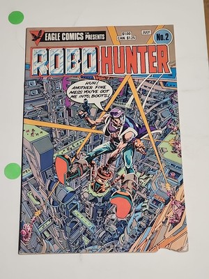 Eagle Comics Presents RoboHunter #2  Damaged *