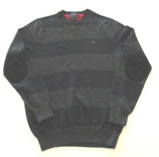 TOMMY HILFIGER MEN'S MEDIUM GRAY STRIPE SWEATER x 