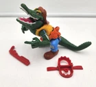 Vintage 1989 Teenage Mutant Ninja Turtles Leatherhead Complete Figure