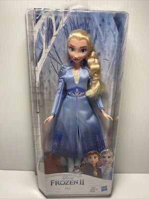 Disney Frozen II Disney Elsa Fashion Doll  11'' With Blue Outfit Sealed!