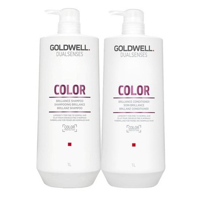 Goldwell Dualsenses Color Brilliance Shampoo1000ml Conditioner 1000ml