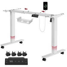 Gunji Höhenverstellbarer Schreibtisch elektrisch tischgestell höhenverstellbar