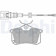 Satz Bremsbeläge Bremsklötze hinten für Seat Altea 5P1 XL 5P5 Arosa 6H1 | 240