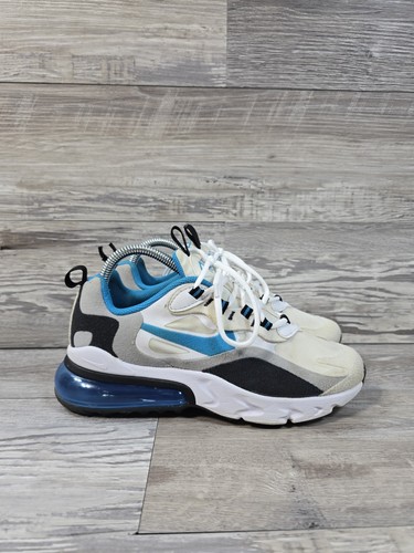 Nike Air Max 270 React Weiß Jungen Größe 5Y Sportschuhe Sneaker BQ0103-106 - Bild 1 von 11
