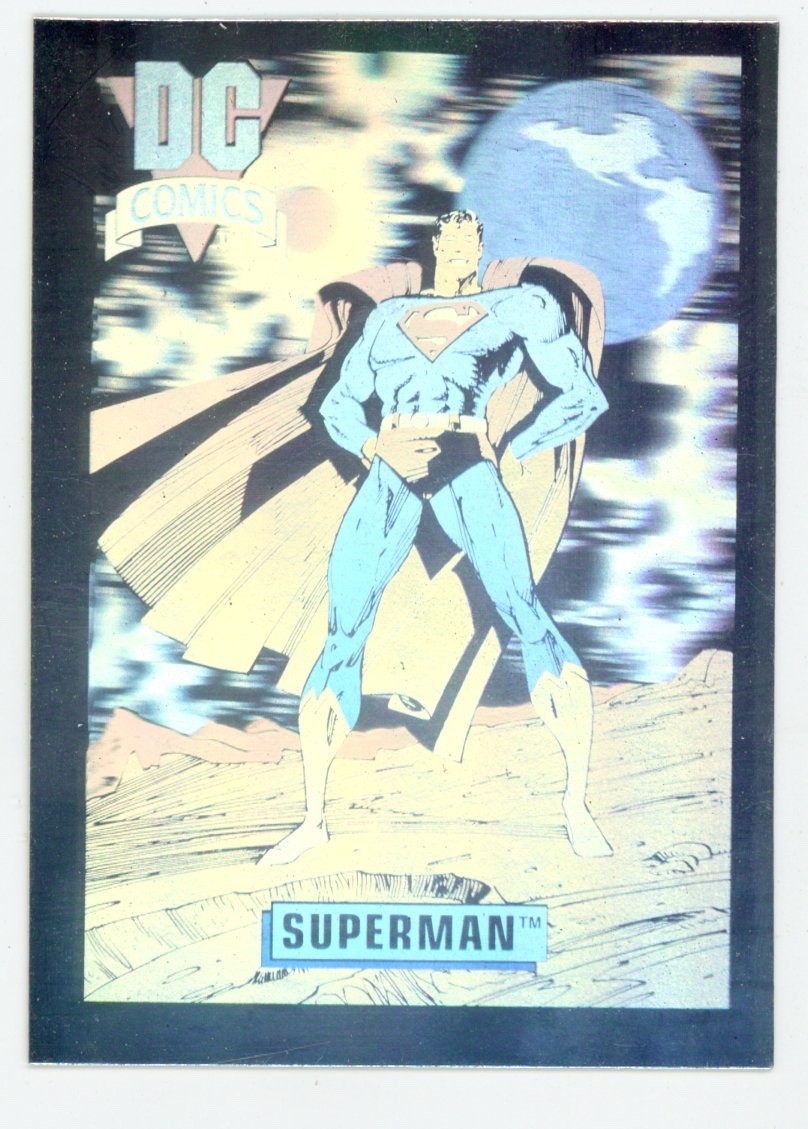 1991 Impel DC Comics Hologram Hall of Fame Superman DCH8