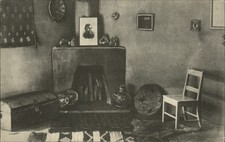 Santa Fe New Mexico Ben Hur room Gov Lew Wallace wrote BenHur vintage postcard