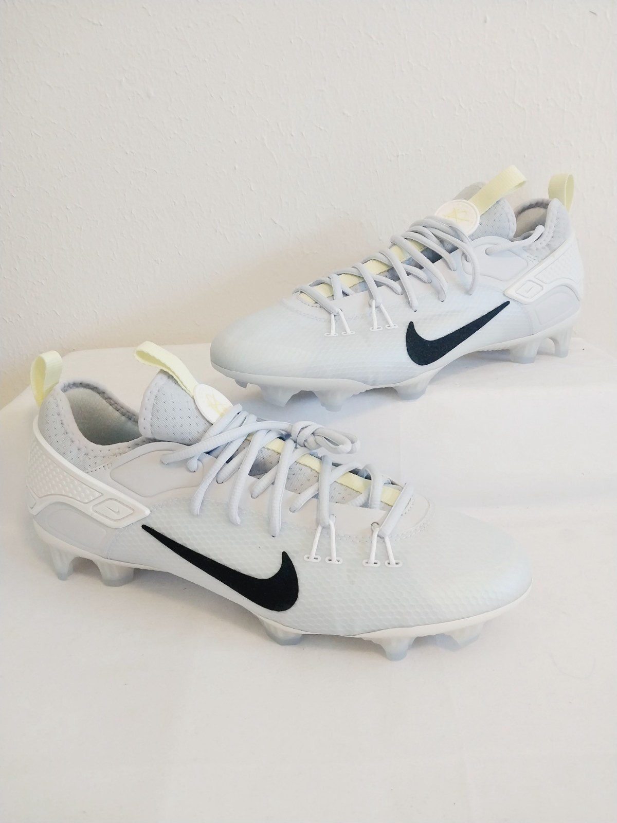 Nike Alpha Huarache 9 Elite Low Lax Grey Football Cleats Mens Size 13 thumbnail 3