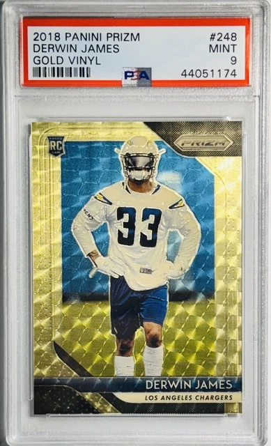 2018 Panini Prizm Rookie Derwin James #248 Gold Vinyl Prizm /15 - None Higher