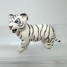 Safari Ltd White Bengal Tiger Cub Figure Wildlife Animal Baby Figurine 1.5" 2006