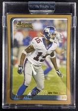 2003 Bowman Football David Tyree Gold Uncirculated Rookie #256 - SEALED 