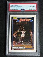 1992 Topps Highlight Michael Jordan #3 PSA 10 GEM MINT Chicago Bulls NEW LABEL