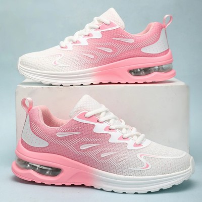 Women's Air Cushion Running Sneakers Breathable Walking Sport Shoes