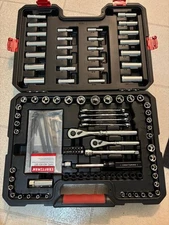 CRAFTSMAN 115-Piece Mechanics Tool Set | SAE & Metric | Polished Chrome | NEW