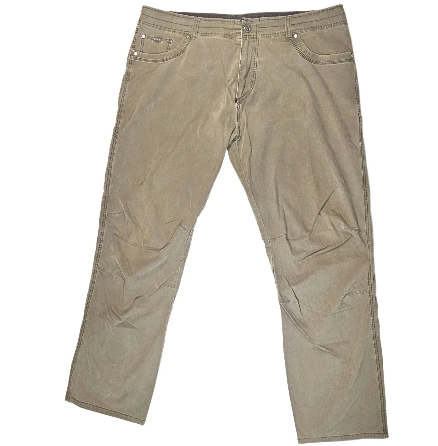 Kuhl Revolvr 5232 Pants Mens 42x34 Olive Green Articulated Knee Hiking Outdoor