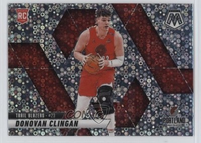 2024 Mosaic Rookie Variations Fast Break Silver Prizm Donovan Clingan #246 1n4e